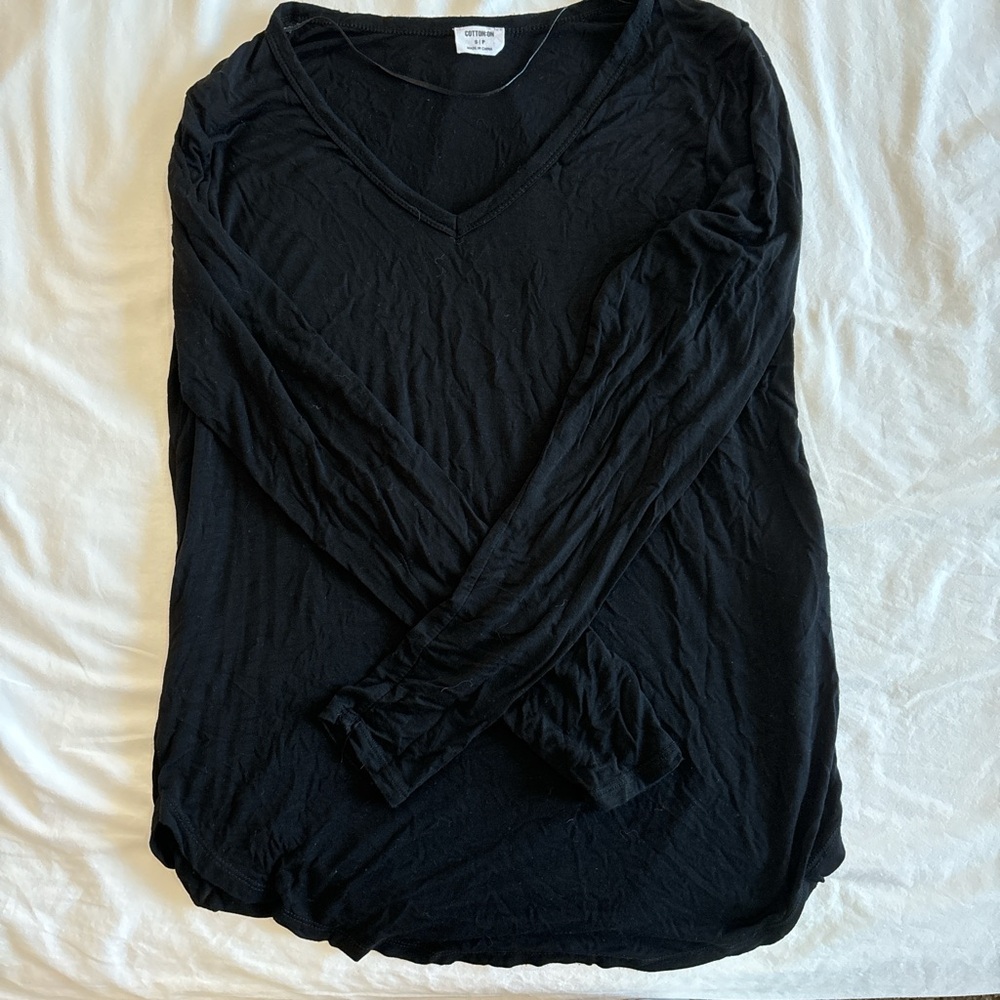 Cotton on black long sleeve
